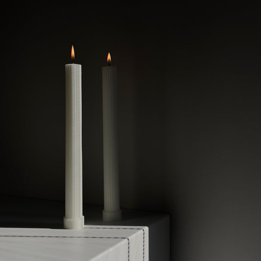 Ribbed Freestanding Taper