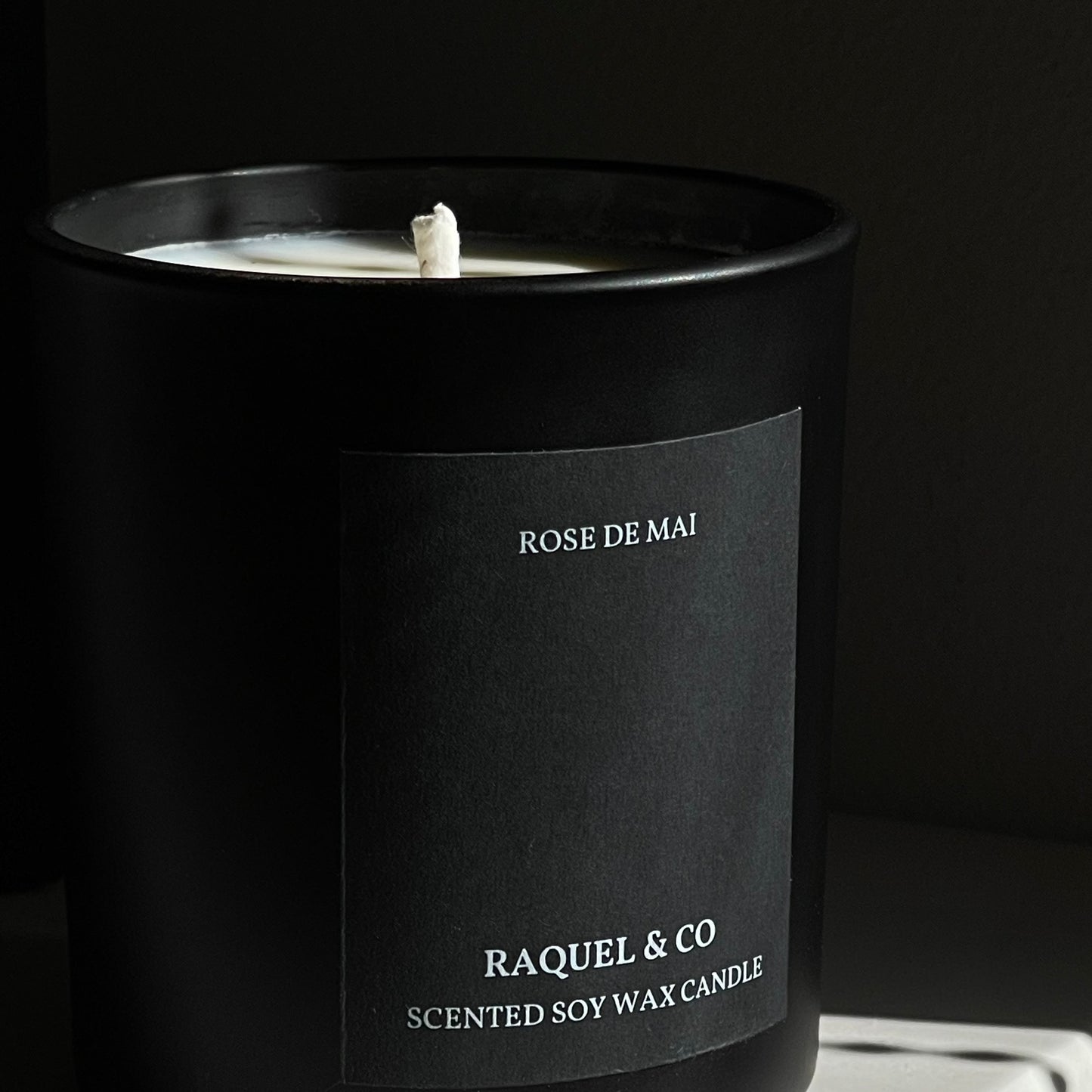 Rose De Mai || Glass Candle Collection